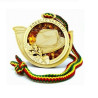 Medal with amber