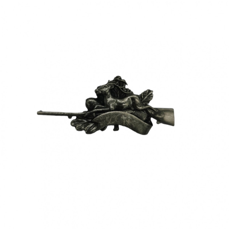 Pin with motif of deer on the gun ARTURE (2626)