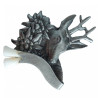Pin with motif of deer and Edelweiss, teeth ARTURE (2664)