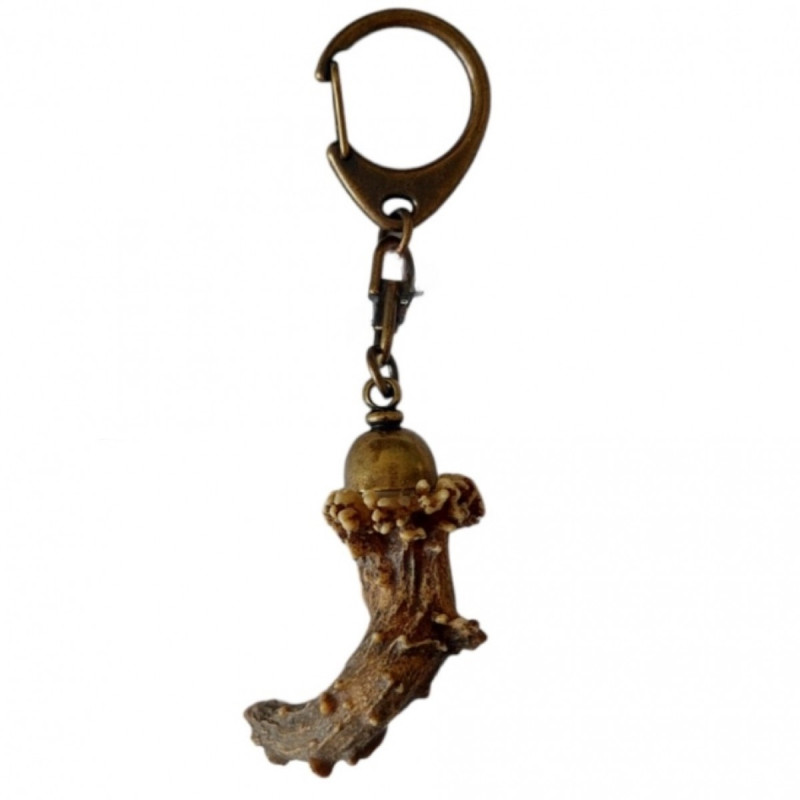 Keychain ARTURE with deer horn decoration (1615)