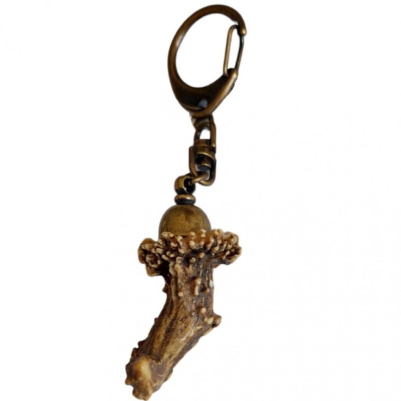 Keychain ARTURE with deer horn decoration (1615)