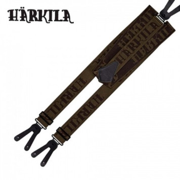 Braces Harkila Carl-August green f/buttons