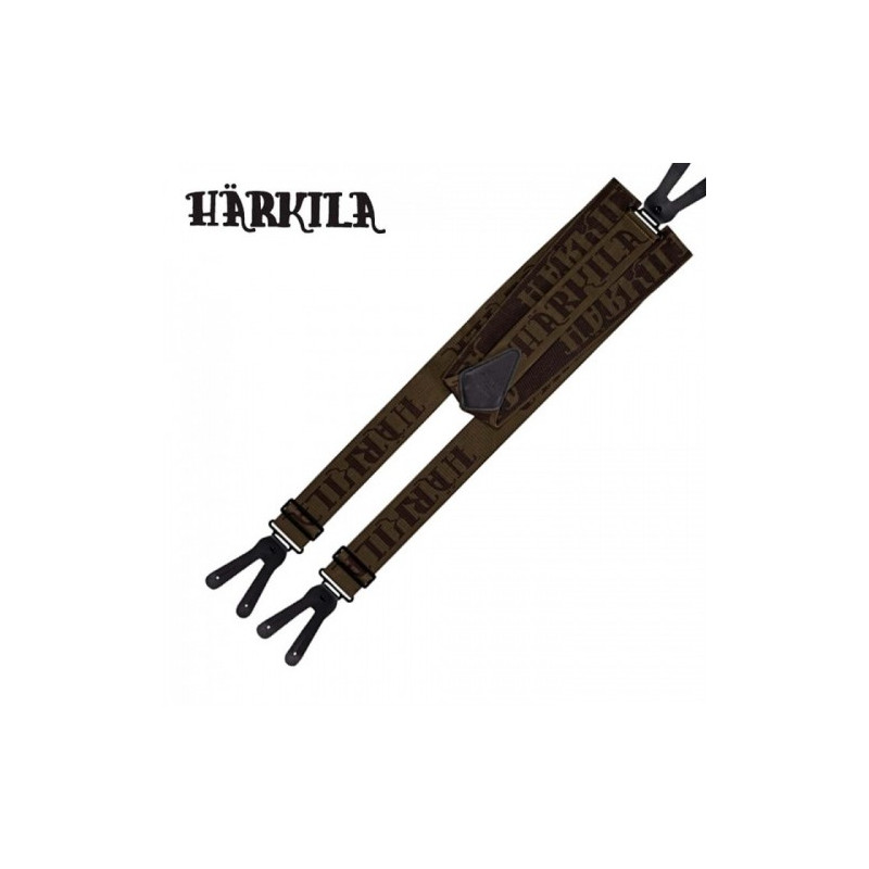 Braces Harkila Carl-August green f/buttons