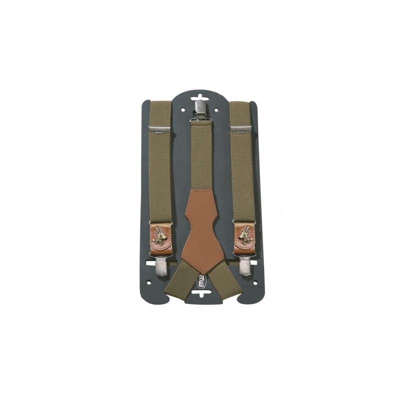 Suspenders Chamios AKAH brown/green 87641000
