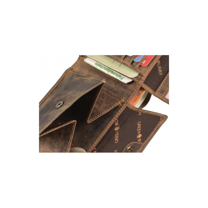 Wallet "Stag" High Format GREENBURRY 1705-Stag-25