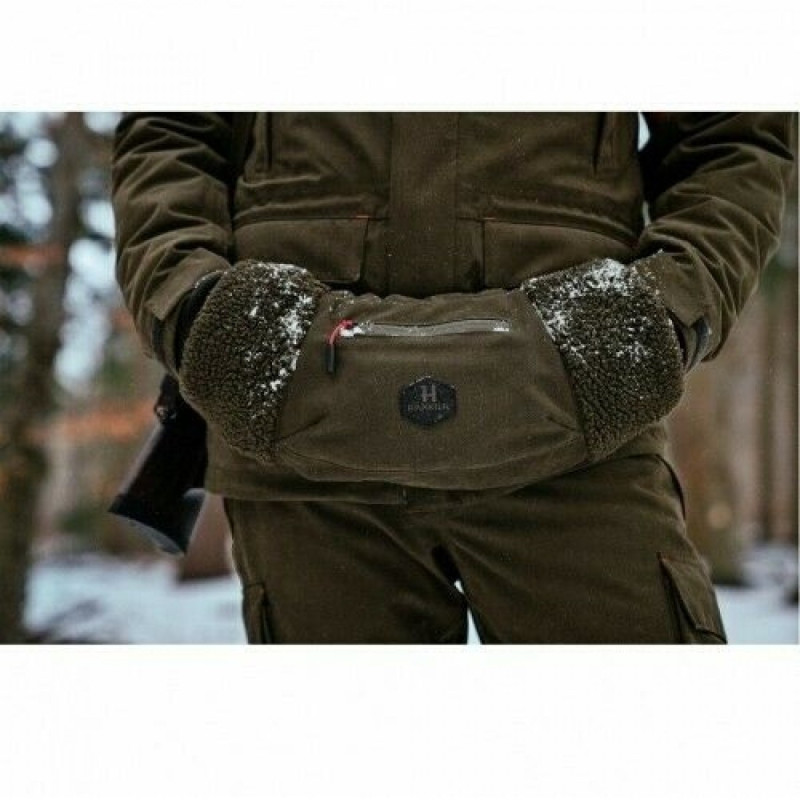 Mova rankoms ant juosmens HARKILA Driven Hunt Heat Muff Willow Green