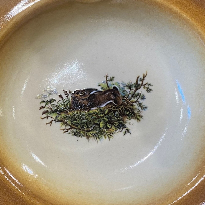 Ashtray with bunny decoration KOZAP (16cm)