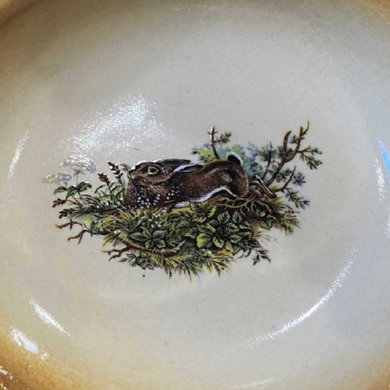 Ashtray with bunny decoration KOZAP (16cm)