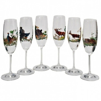 Champagne Glass Set 6 pcs (220 ml)