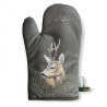 Kitchen Set with Roe Deer Print (green)