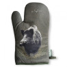 Kitchen Set with Wild Boar Print (green)
