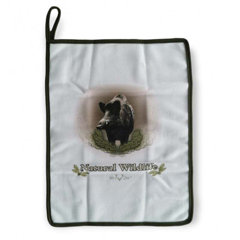 Kitchen Set with Wild Boar Print (green)