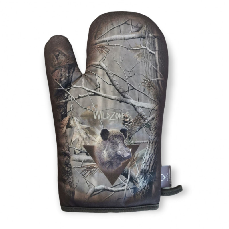 Kitchen Set with Wild Boar Print (brown)