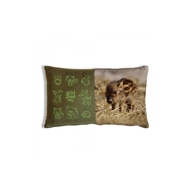 Cushion with Baby Boar Print (35x20 cm)