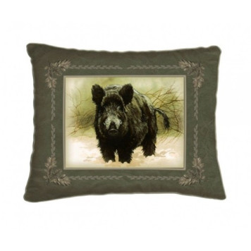Cushion with Boar Motif (42x42)