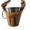 Shot glass with a neck strap 