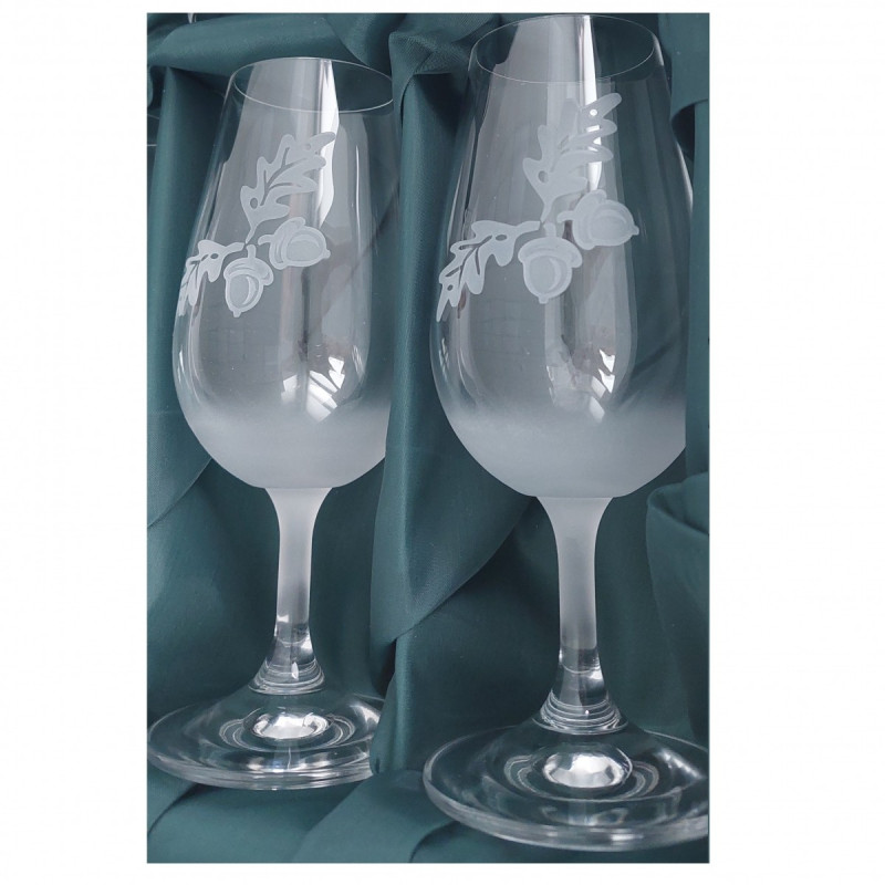 Glass bottle of precious drink and set of glasses from KOZAP (13/1)