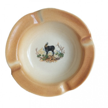 Ashtray With goat Decoration KOZAP (16 Cm)