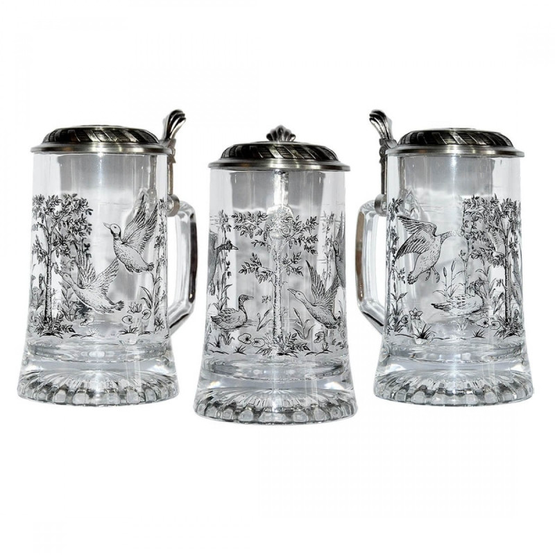 Beer mug ARTINA with lid and duck motif 0,5l (93313)