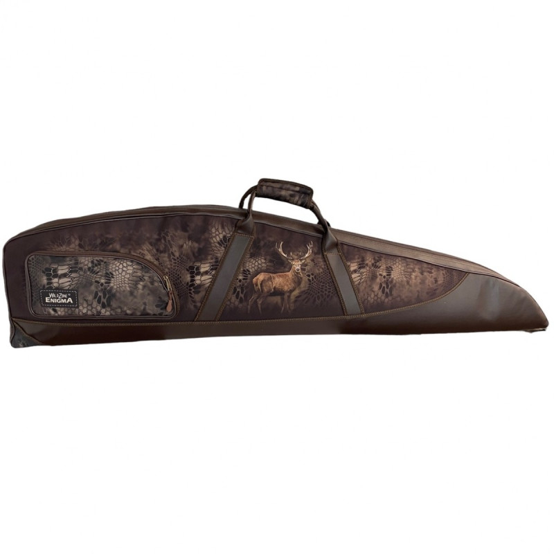 Rifle case WILD ZONE with deer decoration 130x8x31cm