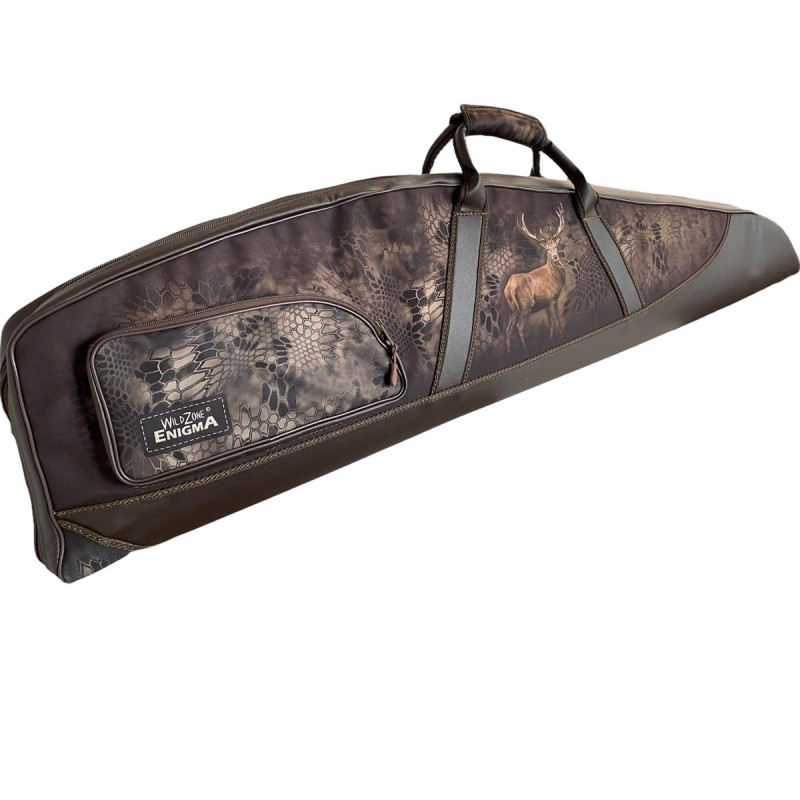 Rifle case WILD ZONE with deer decoration 130x8x31cm