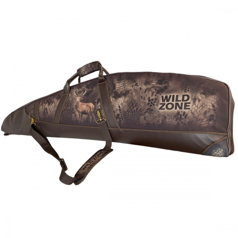 Rifle case WILD ZONE with deer decoration 130x8x31cm