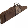 Dėklas dviems ginklams WILD ZONE su elnio dekoracija rudas 128x11x30cm