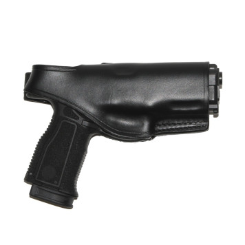 Dėklas ginklui STEYR C/M/L/A2, odinis, juodas