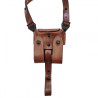 Shoulder holster Falco Sig Sauer P320 leather, brown D220-SSP320-R-BR