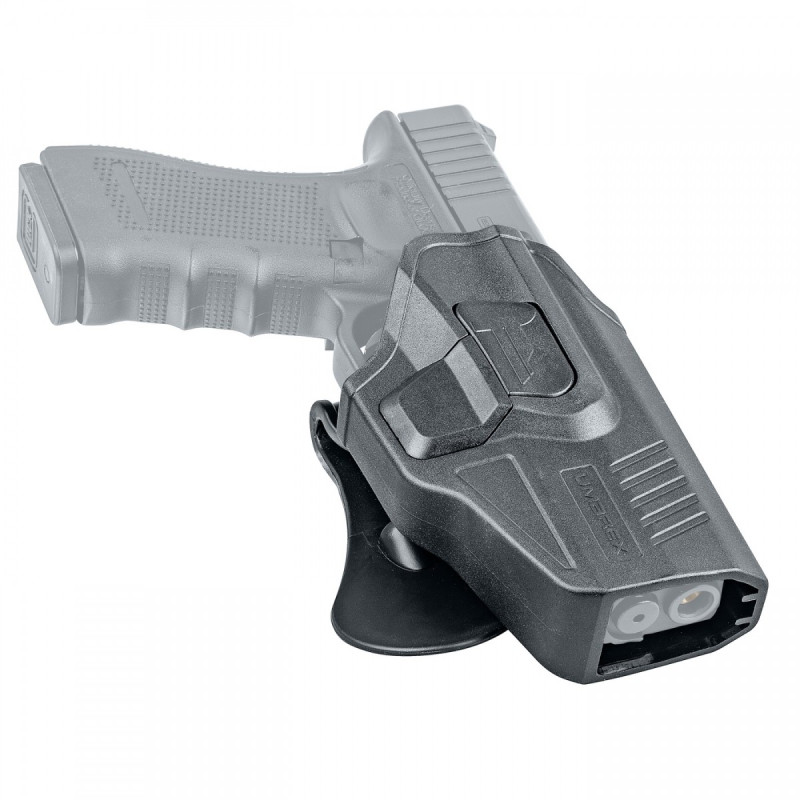 Dėklas ginklui GLOCK 19 Gen 3-5, 19X, 45, plastikinis (3.1592)