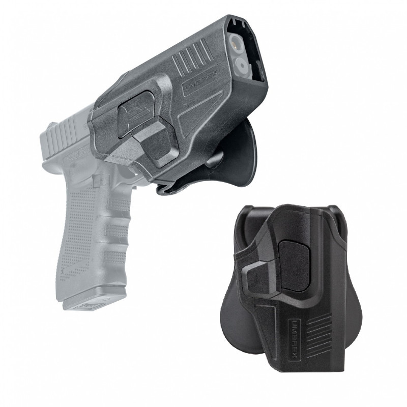 Dėklas ginklui GLOCK 19 Gen 3-5, 19X, 45, plastikinis (3.1592)
