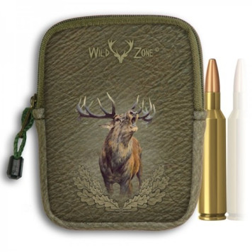 Camouflage Cartridge Holder with Deer Print (10 pcs cartr.)