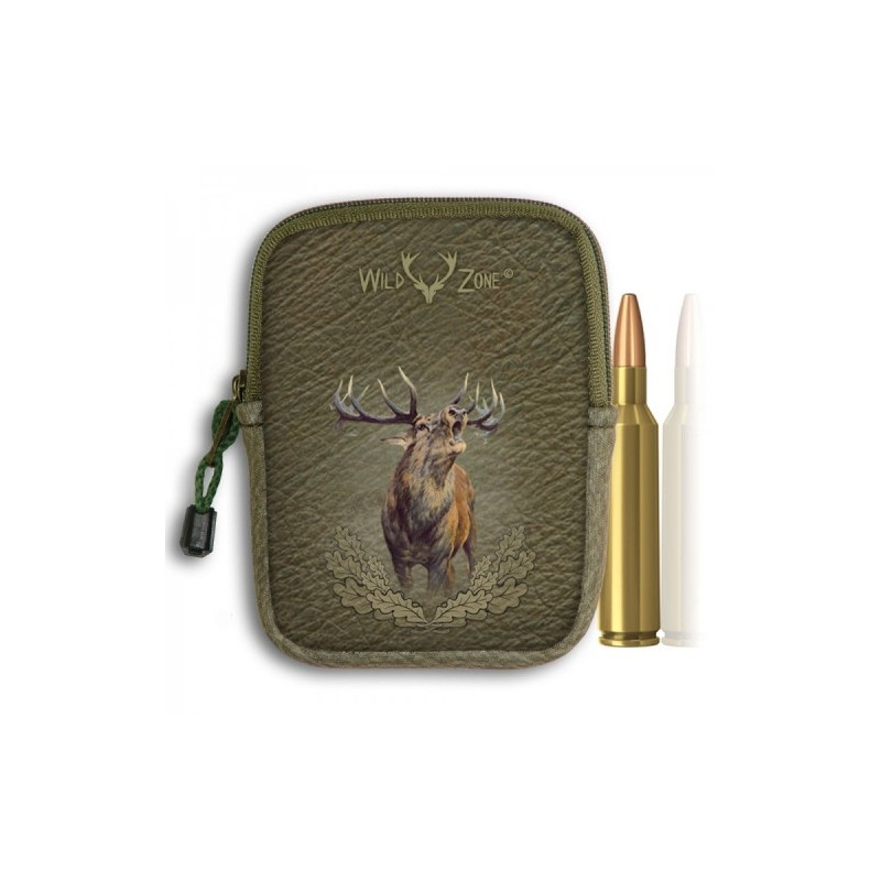 Camouflage Cartridge Holder with Deer Print (10 pcs cartr.)