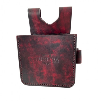 Cartrige case Huntera on the belt (red/brown) HSO201RB