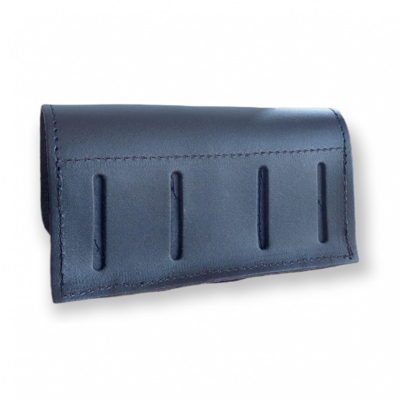 Cartridge case "KOZAP" on the belt, up to 6 pcs, brown (11A)