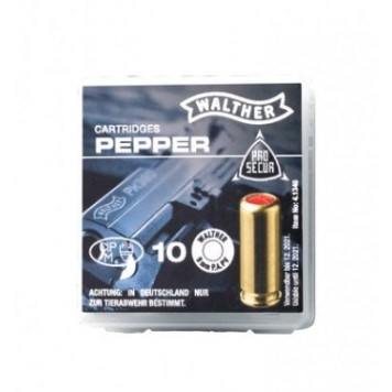 Pipirinių dujų šoviniai pistoletui Walther, kal. 9 mm