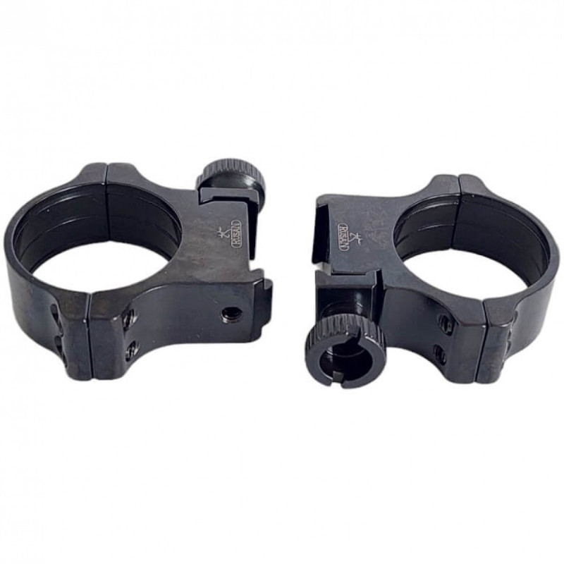 Šautuvo laikiklio žiedai Rusan prism 19 - 30mm, screw H12 (011-19-30-12-M)
