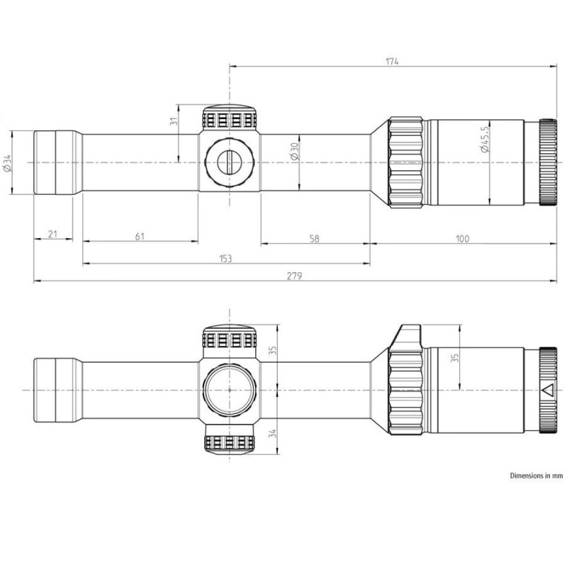 Rifle Scope  Kahles Helia K 16i 1-6x24 Abs.3GR 10649