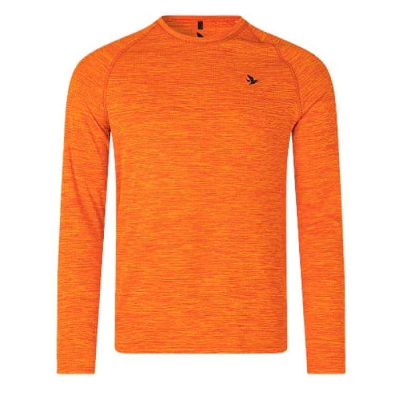 Marškinėliai SEELAND Spry UV L/S (Hi-vis Orange)