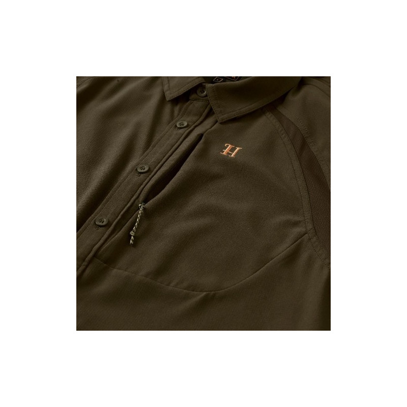 Marškiniai HARKILA Herlet Tech L/S (Willow green)