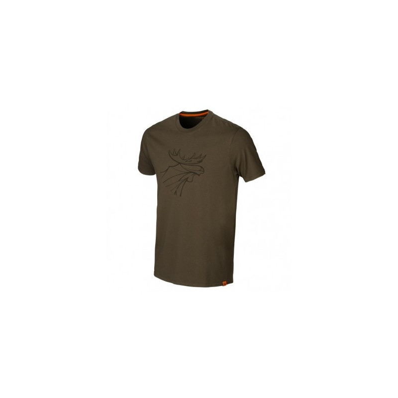 Marškinėliai HARKILA graphic 2-pack (Willow green/Slate brown)