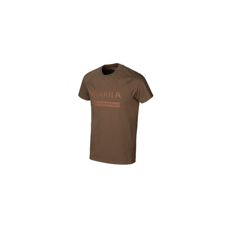 Marškinėliai HARKILA logo 2-pack (Willow green/Slate brown)