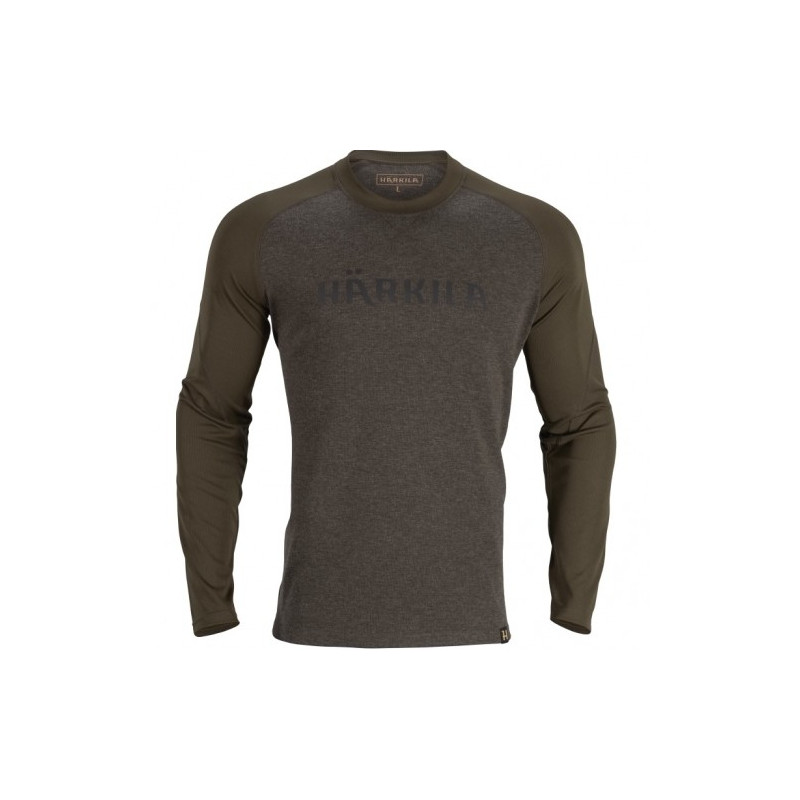 Marškinėliai HARKILA Metso L/S (Willow green)