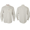 Shirt HARKILA Allerston L/S (Bloodstone red/white)