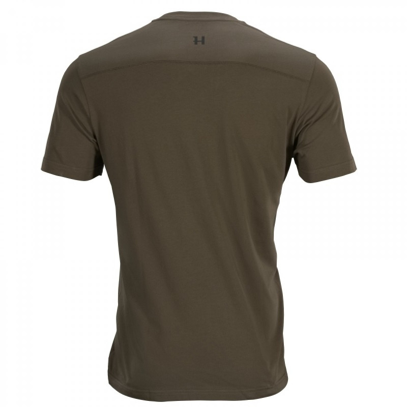Marškinėliai HARKILA logo 2-pack Willow green/black