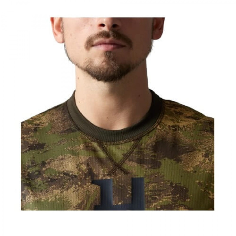 Marškinėliai HARKILA Deer Stalker camo L/S AXIS MSP Forest green