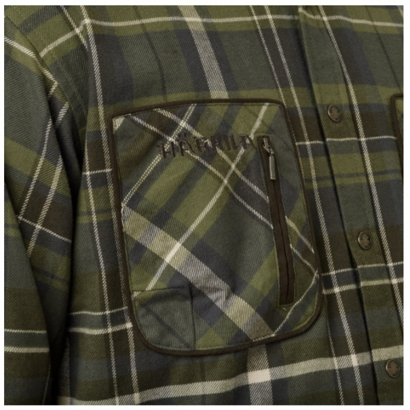 Marškiniai HARKILA Pajala Olive check