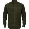Marškiniai HARKILA Kaldfjord corduroy check, Willow green