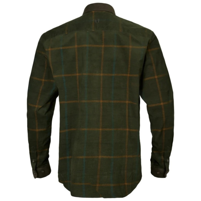 Marškiniai HARKILA Kaldfjord corduroy check, Willow green
