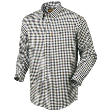 Marškiniai HARKILA Milford (burgundy check)